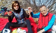 Alla croce del Monte Ocone (1363 m) dalla Forcella Alta il 20 febbraio 2016 - FOTOGALLERY